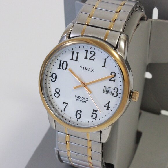 Timex Easy Reader Men's Quartz Watch With Expansion Bracelet 35mm - Picture 4 of 12
